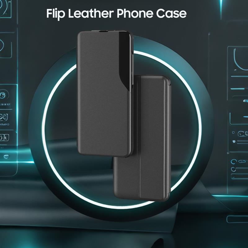 Oppo A3 Pro 5G Luxury Half Window Leather Flip Case