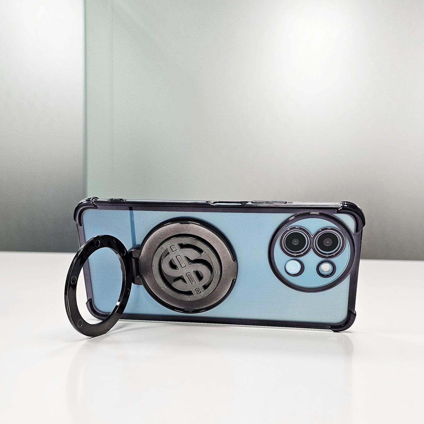 Vivo Y58 5G Four Corner Airbags 100% Original Astro Money Magnet Rotating Dollar Case