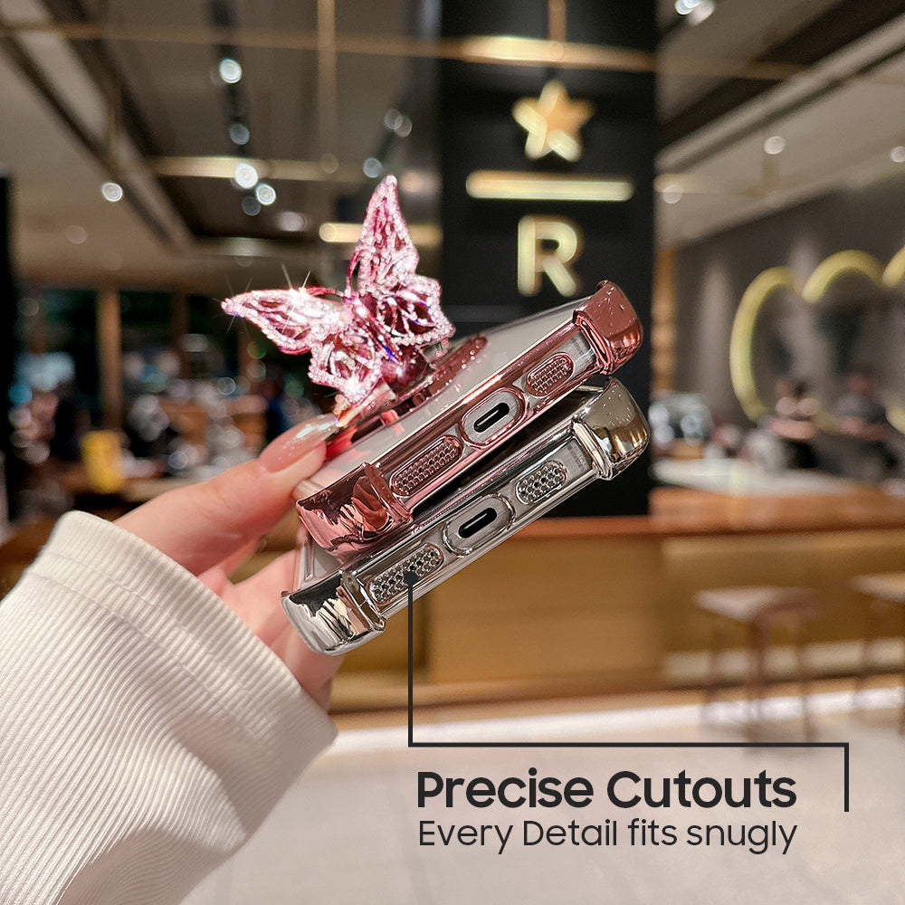 Motorola Edge 50 Fusion 5G Premium Butterfly Stand Airbags Case