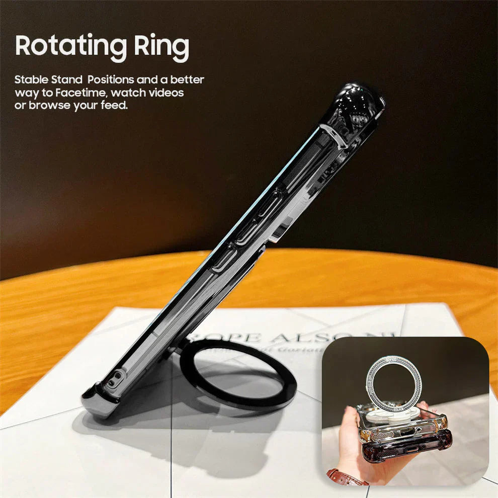 Oppo Reno11 Pro 5G Premium Stress Buster Wheel Rotating Shockproof Airbags Case