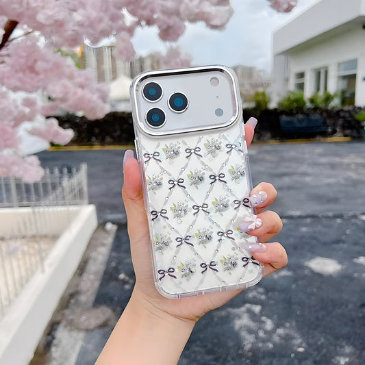 iPhone 17 Pro Max Crystals Swarovski Floral Design MagsafeĀ Case