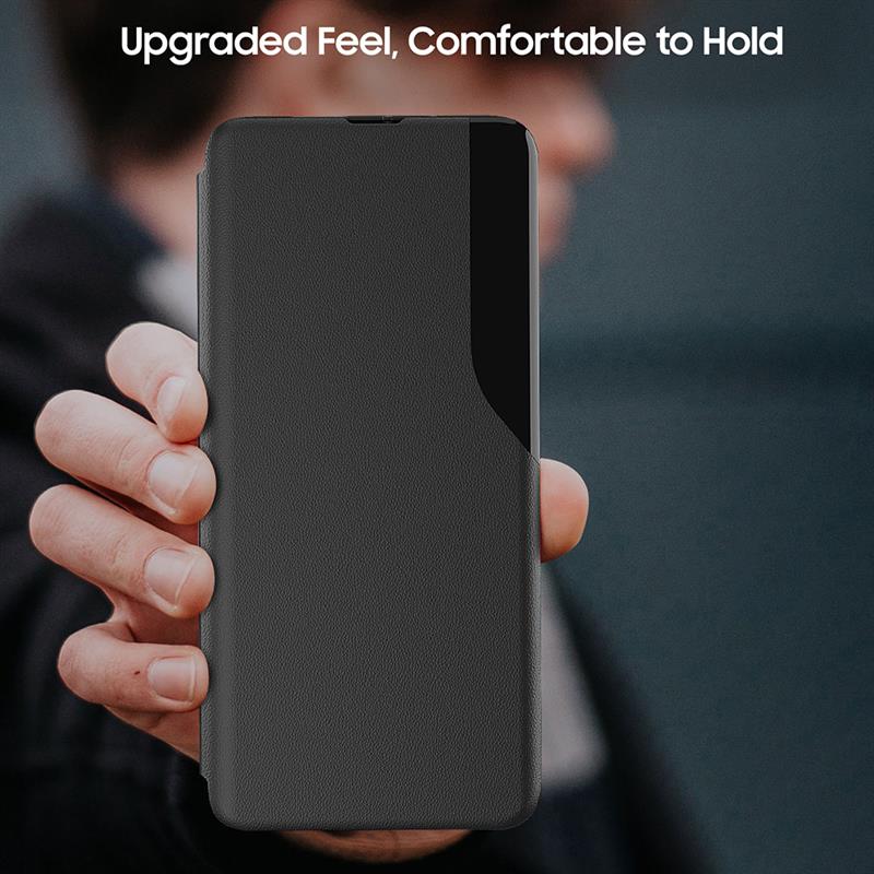 Vivo V30e 5G Luxury Half Window Leather Flip Case