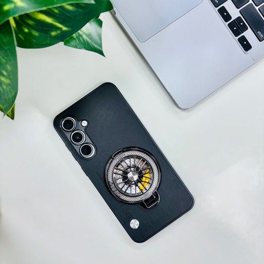 Samsung Galaxy A35 5G Best Selling Stress Buster Wheel Soft Vegan Scratch Resistant Back Case