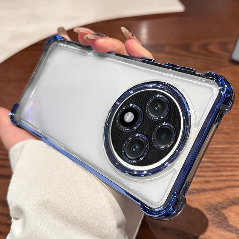 Oppo F27 Pro+ 5G Transparent Shockproof Case With Airbag Corners