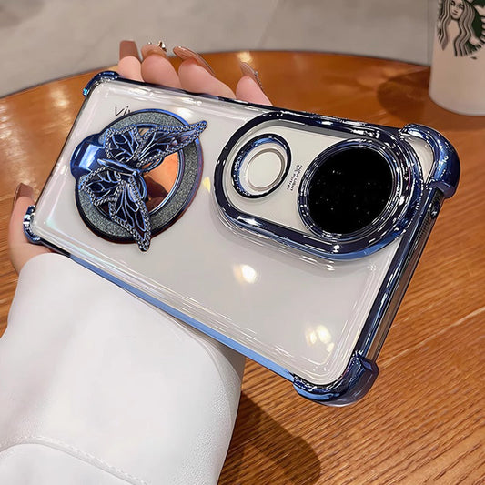 Vivo V50 5G Premium Butterfly Stand Airbags Case