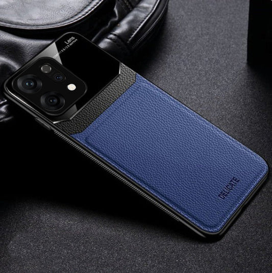 Slim-fit leather case with lens protection for Reno 14 5G