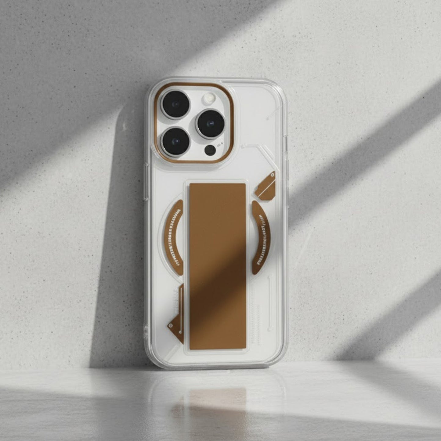 iPhone 16 Pro & 16 Pro Max Exquisite Stripe Stand Magsafe Case